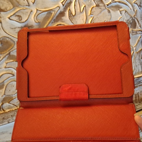 MICHAEL KORS Apple Ipad Mini Red Saffiano Leather Clutch Display Case.  - Picture 8 of 16